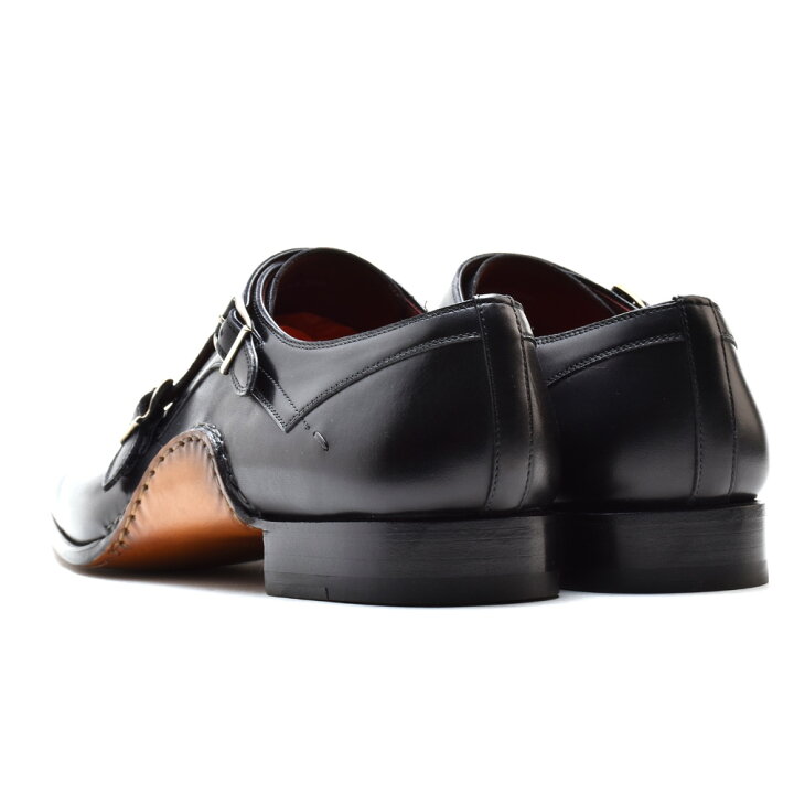 楽天市場】マグナーニ MAGNANNI 18903 NEGRO ダブルモンクストラップ  