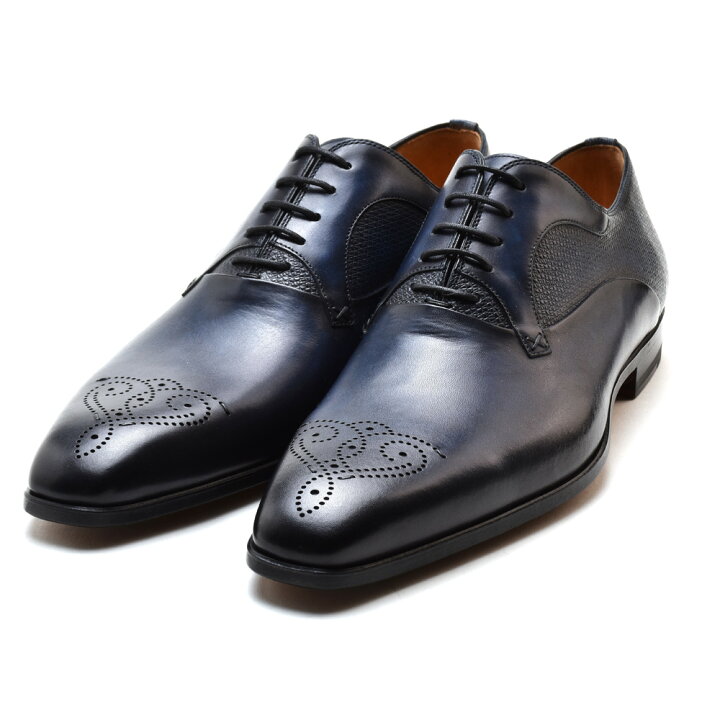 楽天市場】マグナーニ MAGNANNI 19534 AZUL 内羽根プレーントゥ レース 