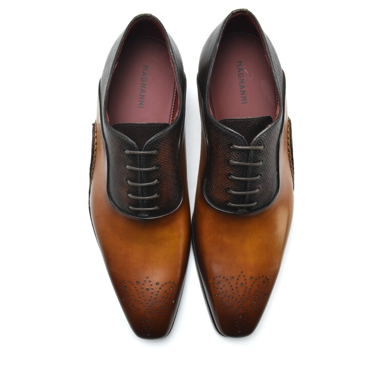 ⭐️極美品⭐️ MAGNANNI オパンカビジネスシューズサイドレースブラック