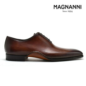 マグナーニ ドレスシューズ メンズ ビジネスシューズ プレーントゥ 内羽根式 オパンカ 革靴 コニャック MAGNANNI【送料無料】