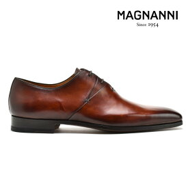 マグナーニ ドレスシューズ メンズ ビジネスシューズ プレーントゥ 内羽根式 革靴 コニャック MAGNANNI【送料無料】