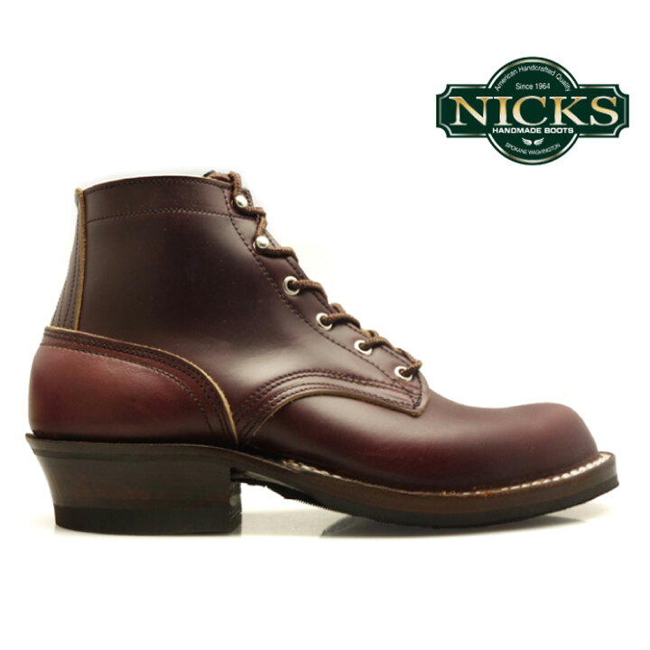 楽天市場】ニックス NICKS BOOTS ROBERT BURGUNDY CHROME EXCEL ブーツ 