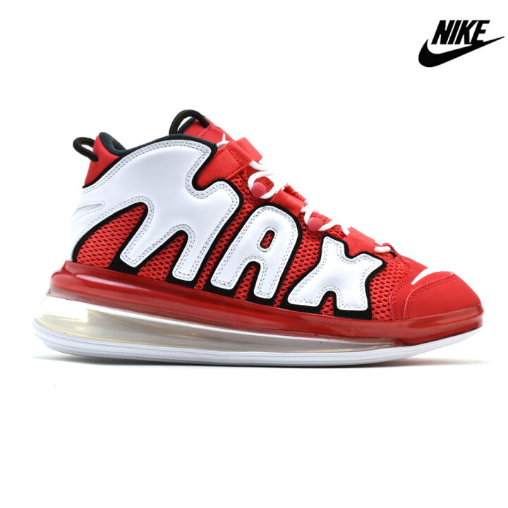 楽天市場】ナイキ NIKE AIR MORE UPTEMPO 720 QS 2 UNIVERSITY RED 