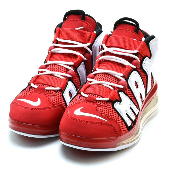 楽天市場】ナイキ NIKE AIR MORE UPTEMPO 720 QS 2 UNIVERSITY RED  