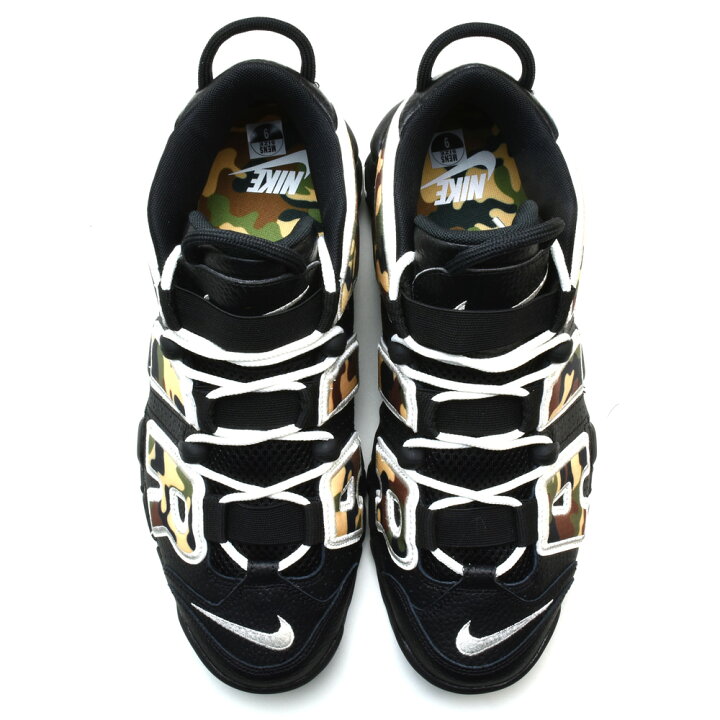楽天市場】ナイキ NIKE AIR MORE UPTEMPO 96 QS BLACK CAMO CJ6122-001  