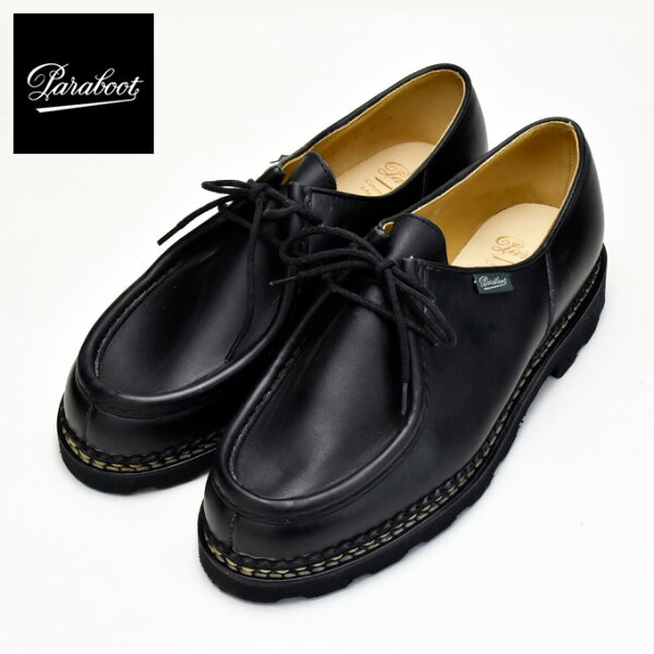 パラブーツ ミカエル ブラック 黒 PARABOOT MICHAEL 715604  NOIR BLACK チロリアンシューズ メンズ 靴 ブーツ
