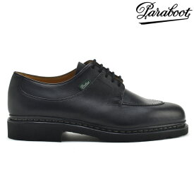 【4/25 0:00-23:59 エントリー＆楽天カードご利用でポイント4倍】パラブーツ PARABOOT 705109 AVIGNON LIS NOIR BLACK アヴィニョン Uチップ 本革 ビジネス レザーシューズ ブラック 黒 メンズ【送料無料】