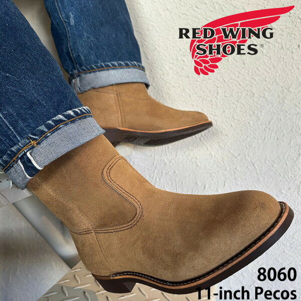 レッドウィング REDWING 8060 ペコスブーツ メンズ ウエスタンブーツ ワークブーツ ホーソーン ミュールスキナー レザー ブーツ 本革 11-INCH PECOS【送料無料】