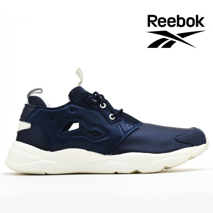 リーボック フューリーライト メンズ レディース Reebok FURYLITE ar0596 クリーン CLEAN メンズ レディース ネイビー NAVYスニーカー【送料無料】 クラウド・シューカンパニー US9.5 Reebok リーボック フューリーライト IS