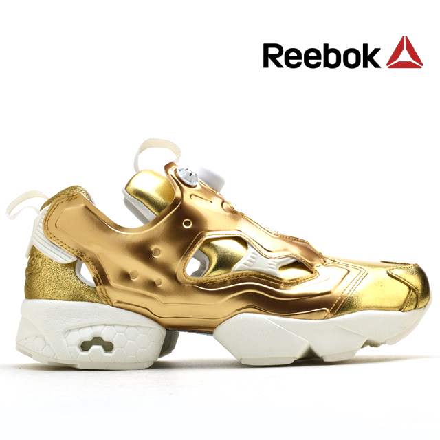 reebok gold sneakers