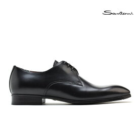 サントーニ Santoni MGSI15018SMOIRYCN01 BLACK レースアップシューズ ドレスシューズ ビジネスシューズ 革靴 ブラック 黒 メンズ【送料無料】