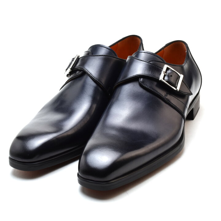 楽天市場】サントーニ Santoni MGMS16931NEAIOWSU46 NAVY レザー 