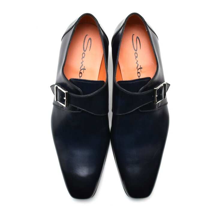 楽天市場】サントーニ Santoni MGMS16931NEAIOWSU46 NAVY レザー 