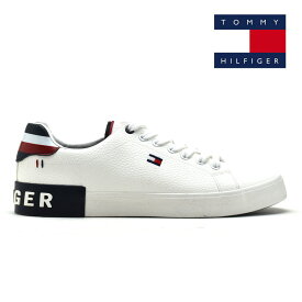 【SPECIAL SALE】トミーヒルフィガー TOMMY HILFIGER REZZ WHITE スニーカー ローカット シューズ 靴 ホワイト 白 メンズ【送料無料】