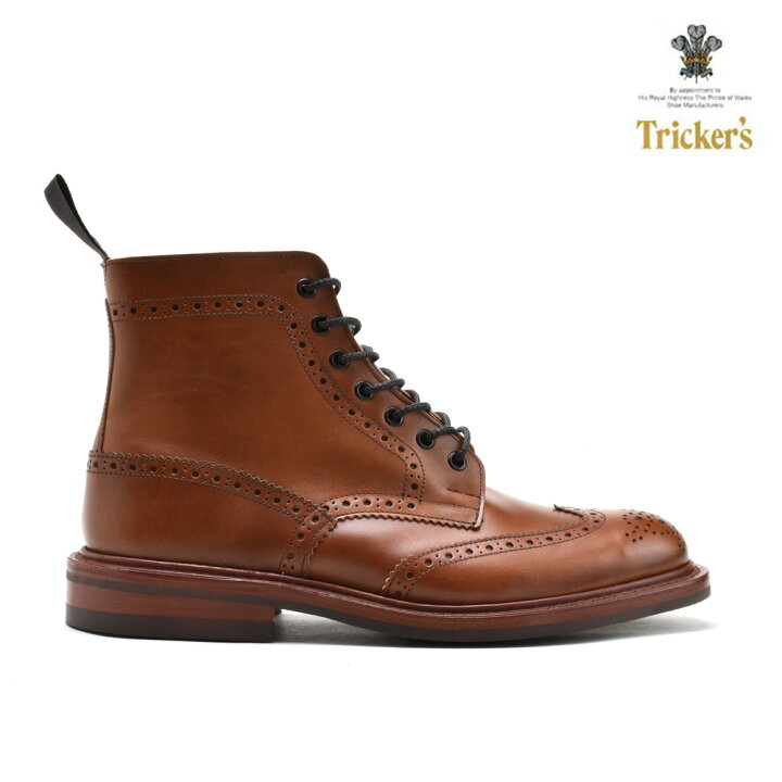 楽天市場】トリッカーズ カントリーブーツ ビーチナット 茶 TRICKER 