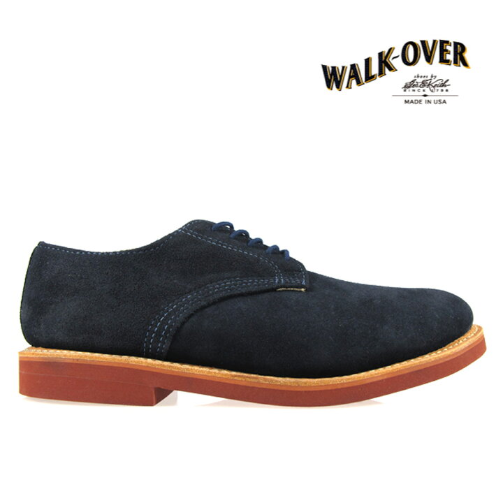 楽天市場】ウォークオーバー WALK-OVER DERBY NAVY SUEDE 32096 