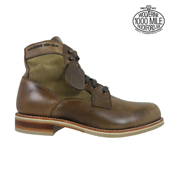 ウルヴァリン WOLVERINE 1000MILE BOOTS W00402 ウルバリン 1000マイル ブーツ ビブラムソール グッドイヤーウェルト製法 ワークブーツ 【送料無料】