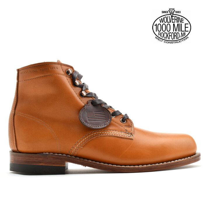 楽天市場】ウルヴァリン WOLVERINE 1000MILE BOOT W40590 BROWN 1000 