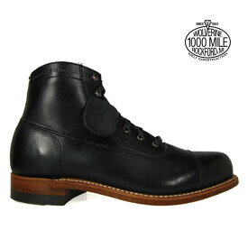 ウルヴァリン 1000マイルブーツ ロックフォード ブラック 黒 WOLVERINE 1000MILE BOOT ROCKFORD W05292 CAP-TOE BLACK キャップ トゥ ワークブーツ 【送料無料】