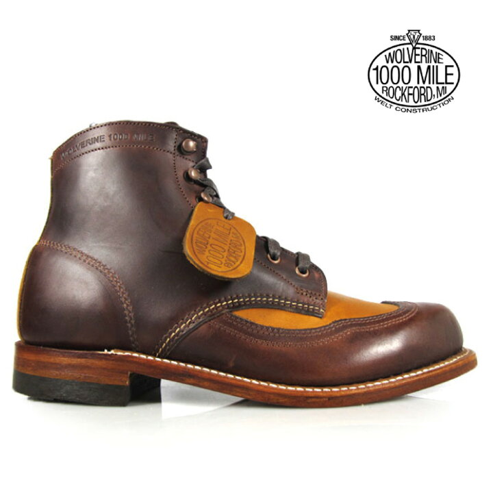 楽天市場】ウルヴァリン WOLVERINE ADDISON BOOT TWO TONE WINGTIP 