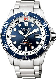 シチズン 腕時計 プロマスター エコ ドライブ マリンシリーズ GMTダイバー BJ7111-86L メンズ シルバー