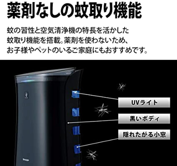 楽天市場】シャープ 蚊取 空気清浄機 プラズマクラスター 7000 