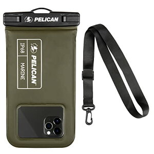 Pelican h|[` hP[X hoh IP68 (ō) ɕ lbNXgbvt ėp ő 6.5 C` X}[gtHɑΉ yJ Marine Waterproof Floating Pouch - Blac