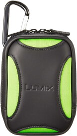 Panasonic デジタルカメラケース LUMIX カラビナ付 グリーン ブラック DMW-CFT1-G
