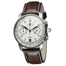 ツェッペリン 腕時計 Special Edition 100 Years 100周年記念 ベージュ 文字盤 ステンレススチール クォーツ Quartz 42MM ドイツ Watch 7674-6 メンズ 並行輸入品