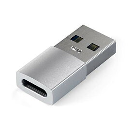 Satechi USB C 変換アダプタ Type-A (オス) to Type-C (メス) 変換アダプタ (標準USB-Aポート付きのiMac, MacBook, PCなど対応) (シルバー)