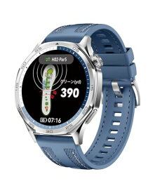 HUAWEI WATCH GT 5 46mm スマートウォッチ ゴルフナビ機能搭載 高精度GPS内蔵 高度なランニング体験 24時間健康管理 睡眠時呼吸乱れ検知 スポーツ用スマートウォッチ 最長14日間持続バッテリー iOS/Android対応 ブルー