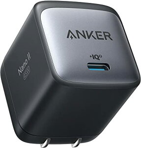 Anker Nano II 45W (PD [d USB-C) ƎZpAnker GaN II̗p/PDΉ/PPSKiΉ/PSEZpK/܂肽ݎvO MacBook PDΉWindows PC iPad iPhone Galaxy