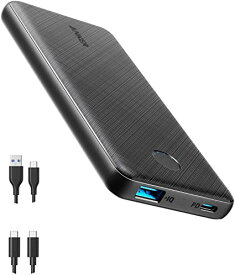 Anker PowerCore Slim 10000 PD 20W (10000mAh PD モバイルバッテリー USB Power Delivery対応/PowerIQ搭載/PSE技術基準適合 iPhone 13 iPad Air(第4世代) A