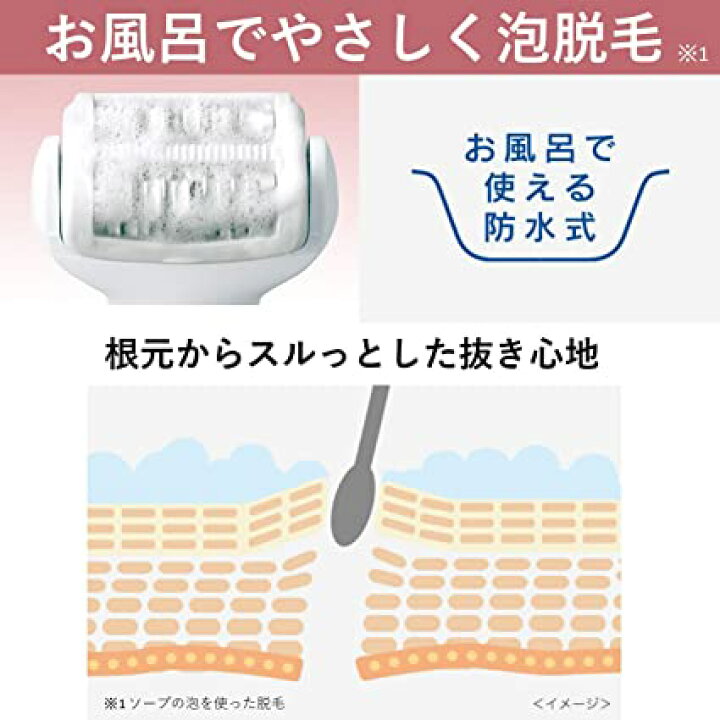 パナソニック 脱毛器 ソイエ ボディ角質ケア用 アタッチメント5種 ピンク ES-EL8B-P cloudstore Panasonic 脱毛器 ソイエ ボディ用 ピンク