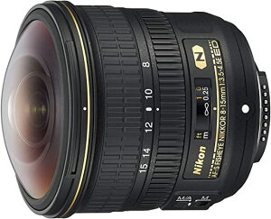 Nikon フィッシュアイズームレンズ AF-S Fisheye NIKKOR 8-15mm f/3.5-4.5E ED フルサイズ対応
