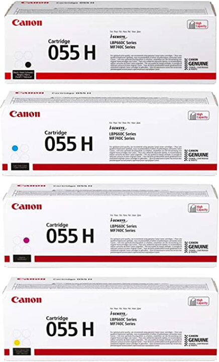 楽天市場】純正品 CANON トナーカートリッジ055H 4色セット (CRG-055H  