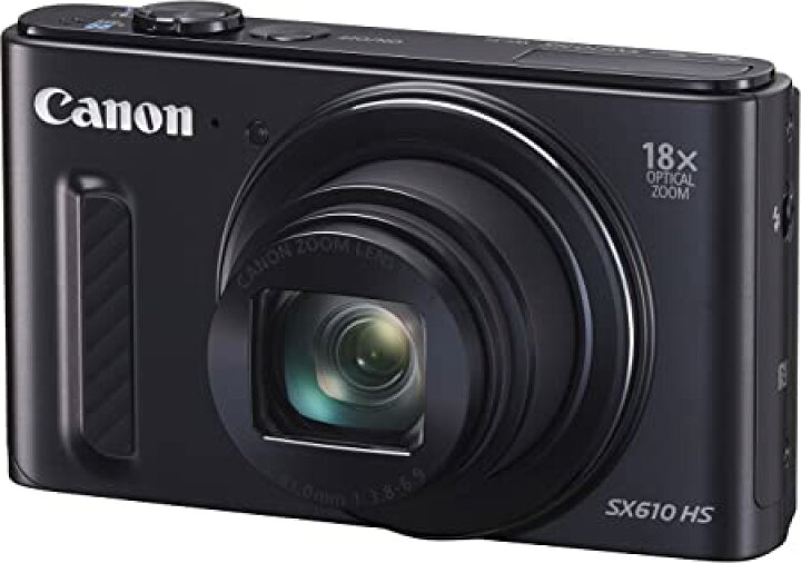楽天市場】Canon デジタルカメラ PowerShot SX610 HS ブラック 