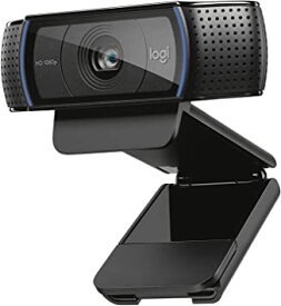 ロジクール Webカメラ C920n ブラック フルHD 1080P ウェブカム ストリーミング 自動フォーカス ステレオマイク ウェブカメラ 国内正規品 2年間メーカー保証 ブラック