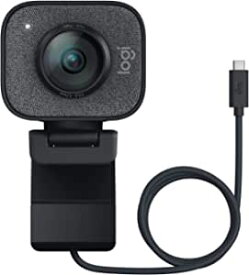 ロジクール Webカメラ C980GR フルHD 1080P 60FPS ストリーミング ウェブカム AI オートフォーカス 自動露出補正 自動ブレ補正 StreamCam グラファイト USB-C接続 ウェブカメラ 国内正規品 2年間メーカー保証