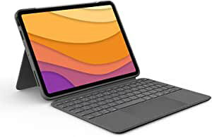 WN[ Logicool iPad Air 10.9C` 5 4 Ή gbNpbht L[{[ȟ^P[X Combo Touch iK1095GRA {L[{[h X}[gRlN^ L[{[hE\ IbNXt