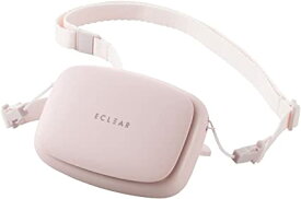 エレコム USB扇風機 エクリア flow flow 充電式 ハンズフリー 3way (首掛け スタンド クリップ) ネックストラップ付 3段階風量調節 ライラック ピンク FAN-U224PN