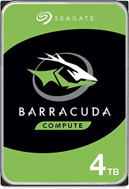 Seagate BarraCuda 3.5 4TB 内蔵ハードディスク HDD 2年保証 6Gb/s 256MB 5400rpm 正規代理店品 ST4000DM004