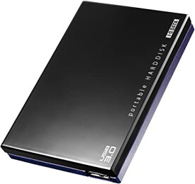 I-O DATA USB3.0/2.0ポータブルHDD超高速カクウスブラック 1TB HDPC-UT1.0KE (旧モデル)