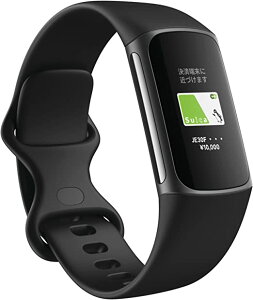 SuicaΉ Fitbit Charge 5 gbJ[ ubN/Ot@Cg ő7Ԃ̃obe[Ct/GPS/X}[gEHb`