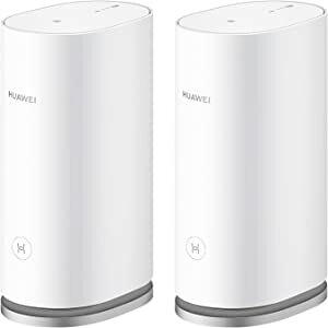 HUAWEI Mesh 3 AX3000 ?bV Wi-Fi LAN[^[?Wi-Fi 6+ ?2402 + 574 Mbps?2Zbg yAOς݁AȒPݒ ?^b`ڑ?Wi-FiX}[gff?ZLeBی {
