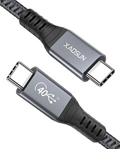 USB4.0P[uthunderbolt 4 thunderbolt 3P[u USB 3.2 /2.0Ȃǉʌ݊ 40Gbps] 100w}[d 8K@60Hzfo PD3.0/QC3.0Ή XAOSUN Type C P[u