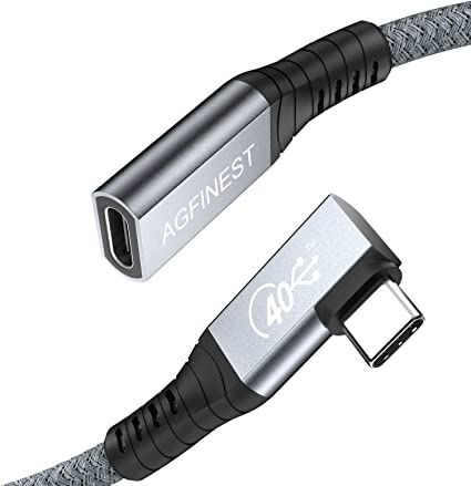 楽天市場】L字 USB4 延長ケーブル thunderbolt 4 ケーブル AGFINEST
