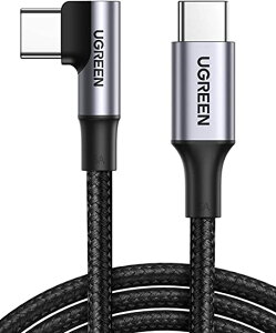 UGREEN L USB CP[u PD 100W/5A}[d 1M iC҂ usb-c ^Cvc P[u MacBook Pro, Matebook, iPad Pro 2020, Chromebook, Pixel 4 XL, Not
