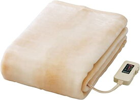 Sugiyama 電気しき毛布 ロングサイズ 洗える毛布 ダニ退治機能 日本製 ベージュ NA-08SL(BE)
