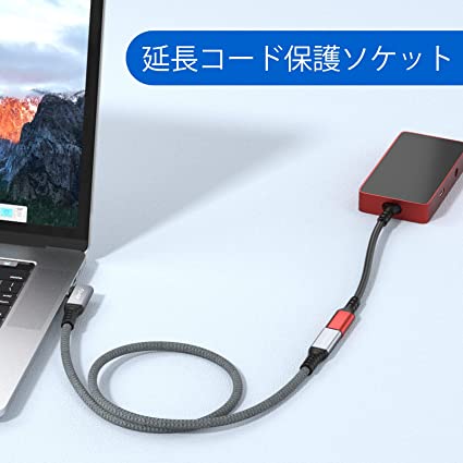 楽天市場】L字 USB4 延長ケーブル thunderbolt 4 ケーブル AGFINEST
